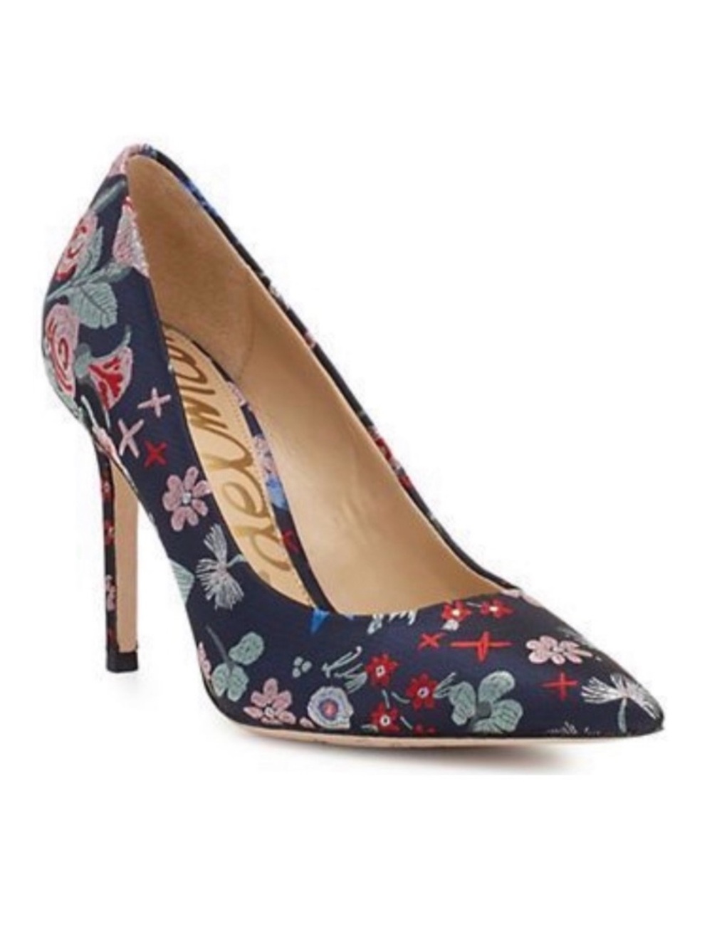 Sam Edelman Floral Jacquard Hazel Heel